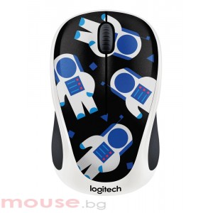 Мишка LOGITECH Wireless Mouse M238 Party Collection - SPACEMAN (ремаркетиран продукт)