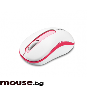 Безжична оптична мишка RAPOO M10 Plus, 2.4Ghz, USB, Бял/Червен