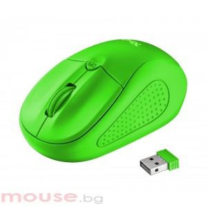 Мишка TRUST Primo Wireless Mouse - Green