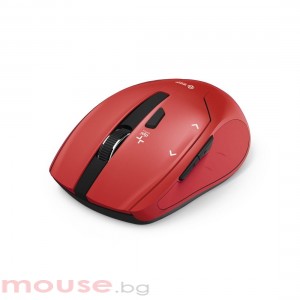 Безжична оптична мишка HAMA Milano, USB, 2400dpi, 2.4GHz RF, Червен