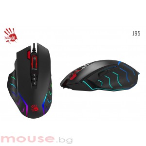 Геймърска мишка Bloody J95s, Оптична, Жична, USB
