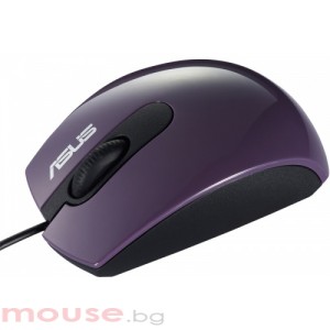 ASUS USB Optical Mouse UT210 (1000 dpi) Purple