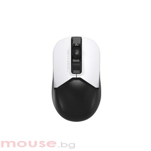 Оптична мишка A4tech FG12S FSTYLER, Безжична, Безшумна, 2.4 GHz, Черен/Сребрист