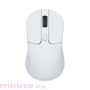 Геймърска Безжична мишка Keychron M3, Matte White
