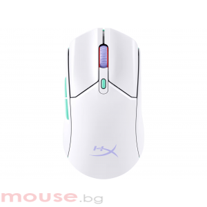 Геймърска безжична мишка HyperX Pulsefire Haste 2 Core White