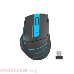 Оптична мишка A4tech FG30S Fstyler, безжична, безшумна,Син