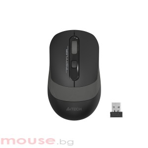 Оптична мишка A4tech FG10S Fstyler, безжична,безшумна,Сив