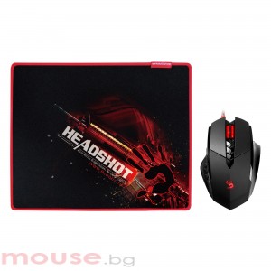 Геймърска мишка Bloody V7M Оптична, Жична, USB + пад