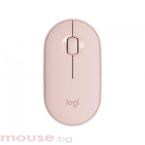 Безжична оптична мишка LOGITECH Pebble M350, Розов, USB