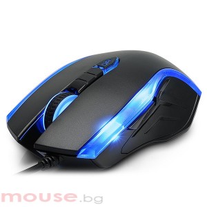 DELUX DLM-M556BU 5D Gaming  2400 dpi ,USB, Black/Blue