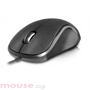Мишка DELUX DLM-105 Grey/Black