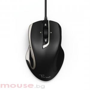 Оптична мишка HAMA Torino, USB, Черен/Сребрист