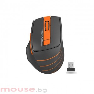 Оптична мишка A4tech FG30 Fstyler, безжична, Оранжев