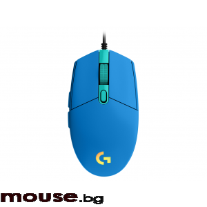 Геймърска мишка Logitech G102 LightSync, RGB, Оптична, Жична, USB, Син