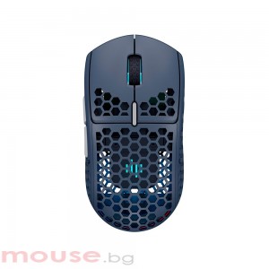 Геймърска безжична мишка Deep Project ME4 - Navy Blue