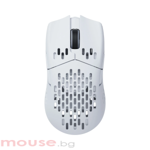 Геймърска Безжична мишка Keychron M1, Matte White