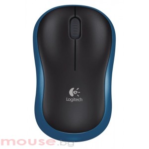 Безжична оптична мишка LOGITECH M185, Синя, USB