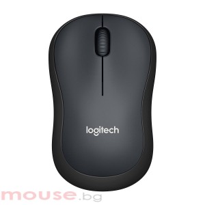 Безжична оптична мишка LOGITECH M220 Silent, Черна, USB