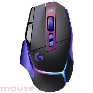 Геймърска безжична мишка Logitech G502 X Plus Lightsync RGB - Dark Lilac