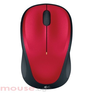 Мишка LOGITECH M235 безжична, оптична, червен