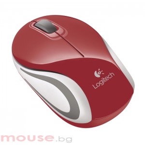 Logitech Wireless Mini Mouse M187 red