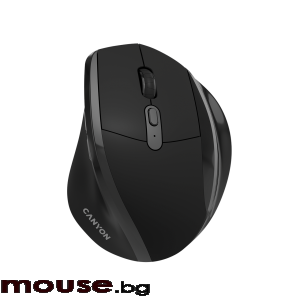 Мишка CANYON mouse OnClick 17 Ergonomic 6 buttons 1600DPI Wireless Black