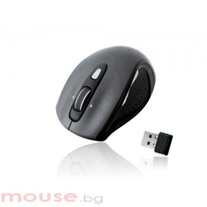 Безжична лазерна мишка Gigabyte GM-7700-черна, 2.4Ghz, нано рисийвър