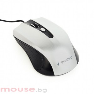 Мишка GEMBIRD MUS-4B-01-BS Optical mouse, USB, черно/сиво