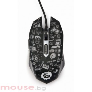 Мишка Gembird MUS-6B-GRAFIX-01 6-button wired optical LED mouse, black