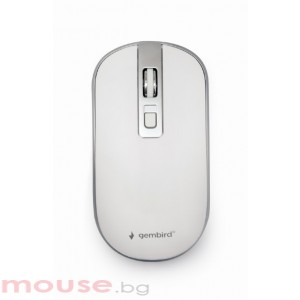 Мишка Gembird MUSW-4B-06-WS Wireless optical mouse, white/silver