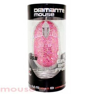 Мишка SATZUMA диамант /розова/ USB