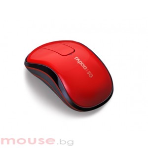RAPOO T120P Безжична тъч мишка, червена
