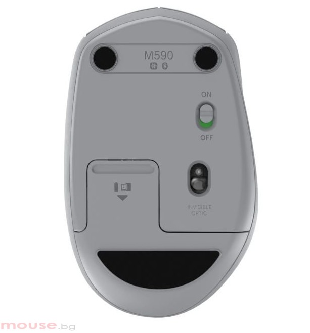 Мишка LOGITECH M590 безжична, оптична, USB , сив