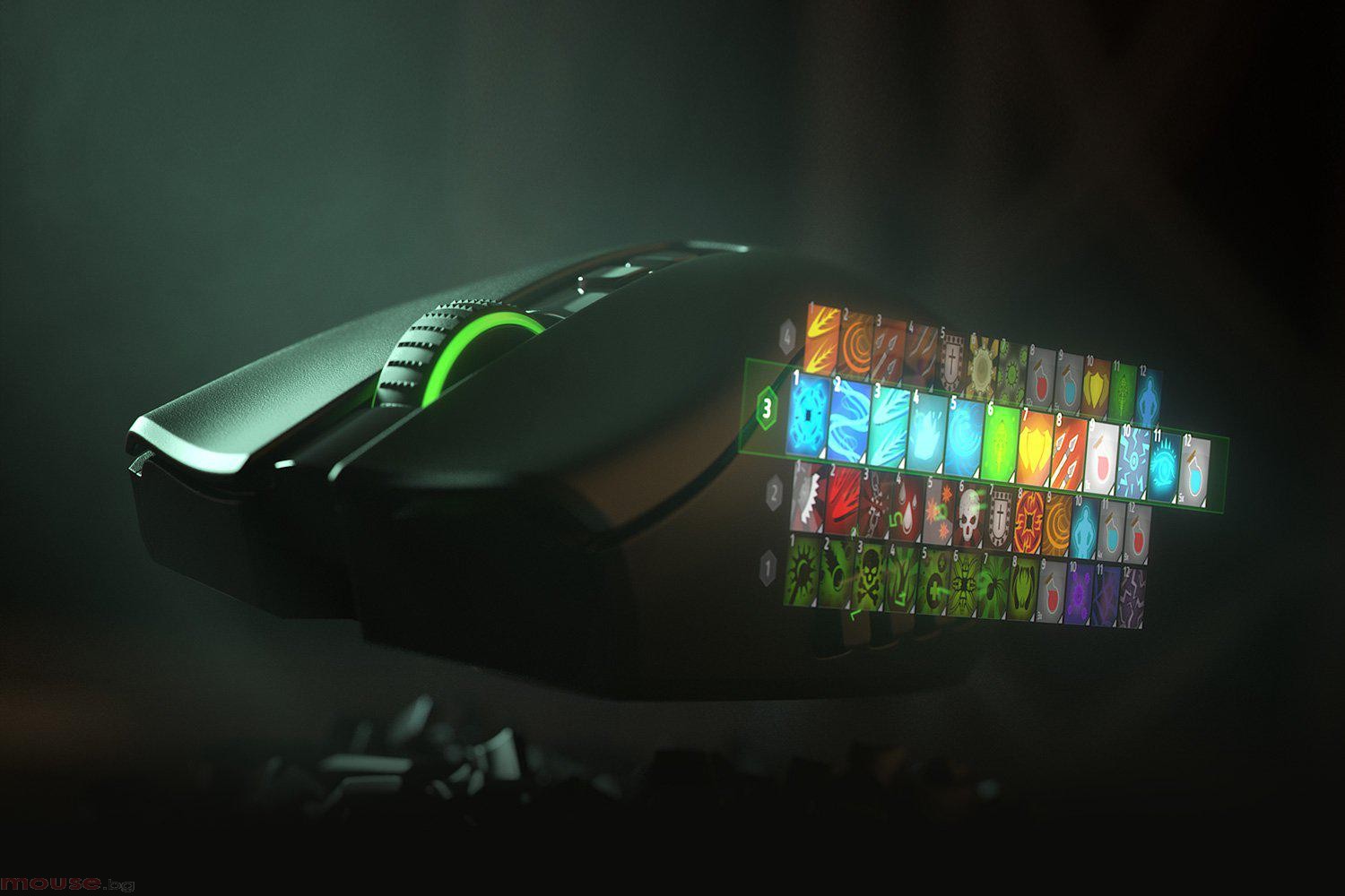 Мишка Razer Naga Gaming Pro Wireless TECH SPECS FORM FACTOR Right