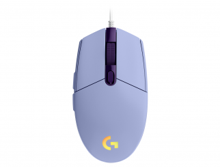 Геймърска мишка Logitech G102 LightSync, RGB, Оптична, Жична, USB, Лилав