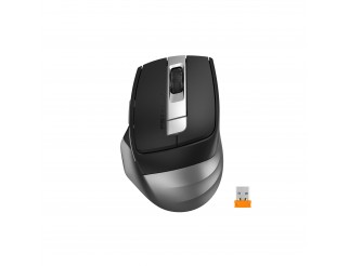 Безжична мишка A4tech FB35CS Fstyler, Bluetooth, 2.4GHz, Литиево-йонна батерия, Безшумна, Сив