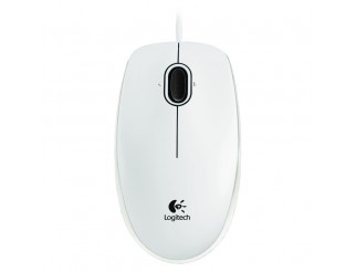 Мишка LOGITECH 910-003360 B100 Оптична USB бяла