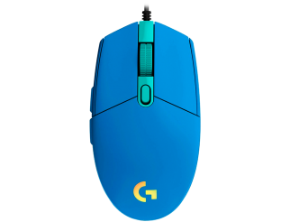Геймърска мишка Logitech G102 LIGHTSYNC, USB, 8000 DPI, RGB ПОДСВЕТКА, синя