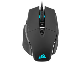 Геймърска мишка CORSAIR M65 RGB ULTRA Gaming Mouse, Backlit RGB LED, Optical, Silver ALU, Black