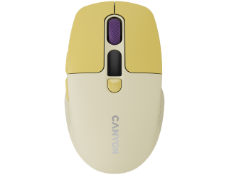 Мишка CANYON mouse MW-26 LCD Silent Dual Mode Wireless Yellow