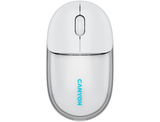 Мишка CANYON mouse OnClick 24 BT/ Wireless Transparent/White