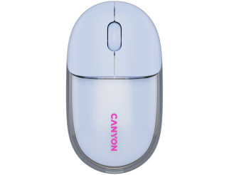 Мишка CANYON mouse OnClick 24 BT/ Wireless Transparent/Blue