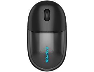 Мишка CANYON mouse OnClick 24 BT/ Wireless Transparent/Black
