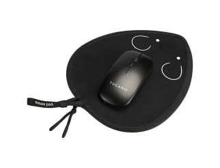 Мишка TUCANO TOPO MOUSE PAD + WIRELESS MOUSE BLACK