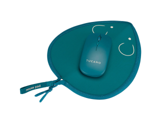 Мишка TUCANO TOPO MOUSE PAD + WIRELESS MOUSE BLUE PE.
