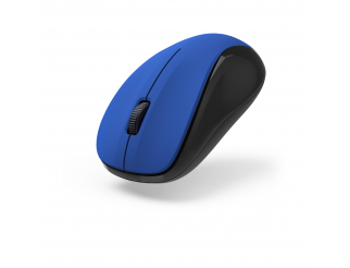 Безжична мишка Hama MW-300 V2, Оптична, 3-бутонна, Тиха, USB, Синя