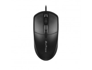 Мишка DeTech D2, Оптична, Черен 