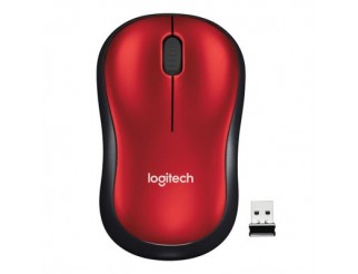 Logitech Wireless  M185 Red/Black