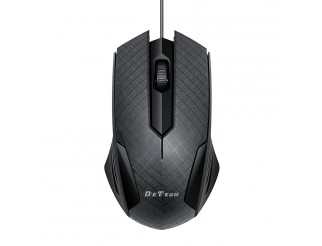 Мишка DeTech D9, Optical, Black - 778