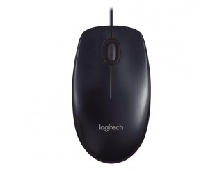 Жична оптична мишка LOGITECH M90 910-001793, USB, Черен